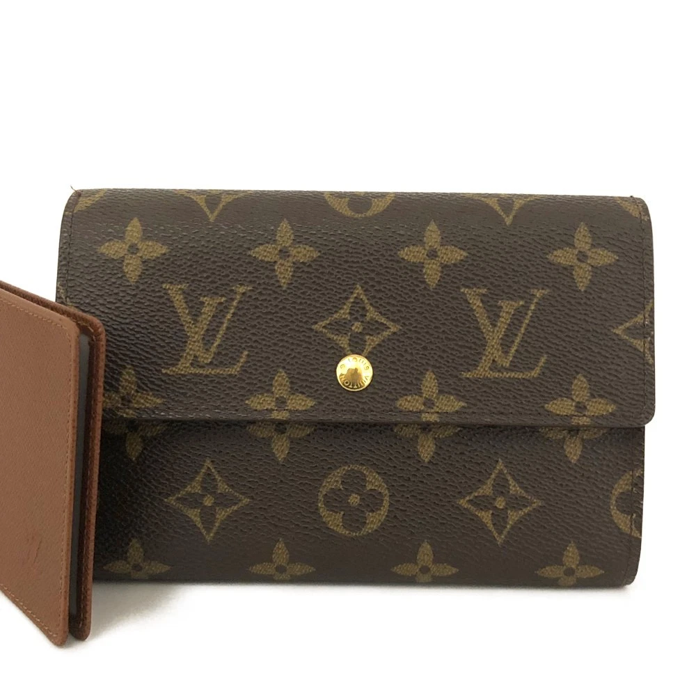 Louis Vuitton Monogram Porte Tresor Etui Papiers Trifold Wallet/3CH1223
