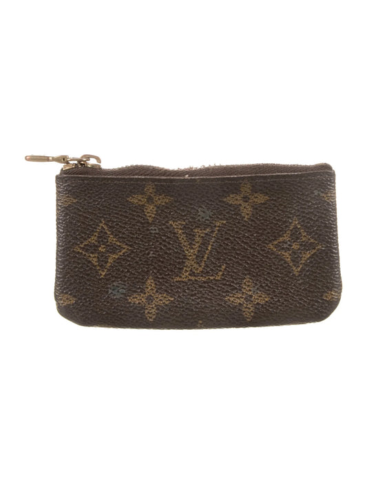 $355 Louis Vuitton Monogram Key Holder Pochette Cles 10021055