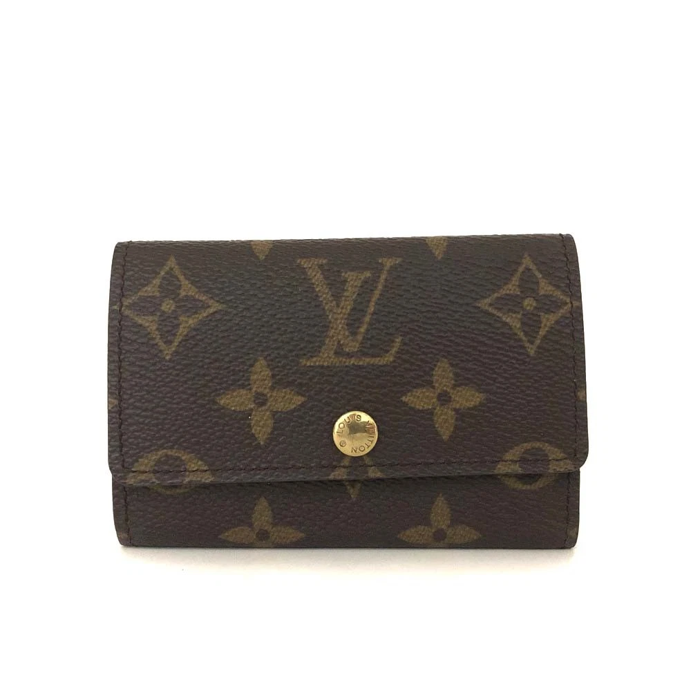 $355 Louis Vuitton Monogram Multicles 6 Ring Key Case Brown CT0969