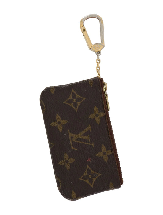 $355 Louis Vuitton Monogram Key Holder Pochette Cles 10021059