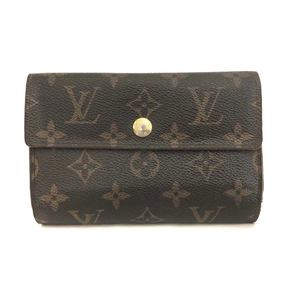 Louis Vuitton Monogram Portefeiulle Alexandra Trifold Wallet Brown CA1100