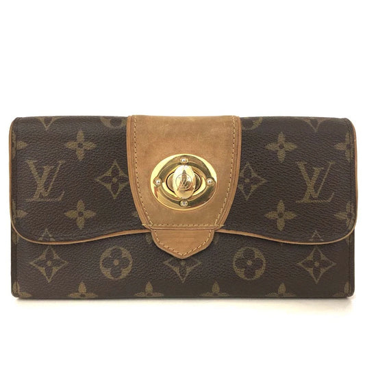 Louis Vuitton Monogram Portefeuille Boetie Long Wallet Brown CA2089