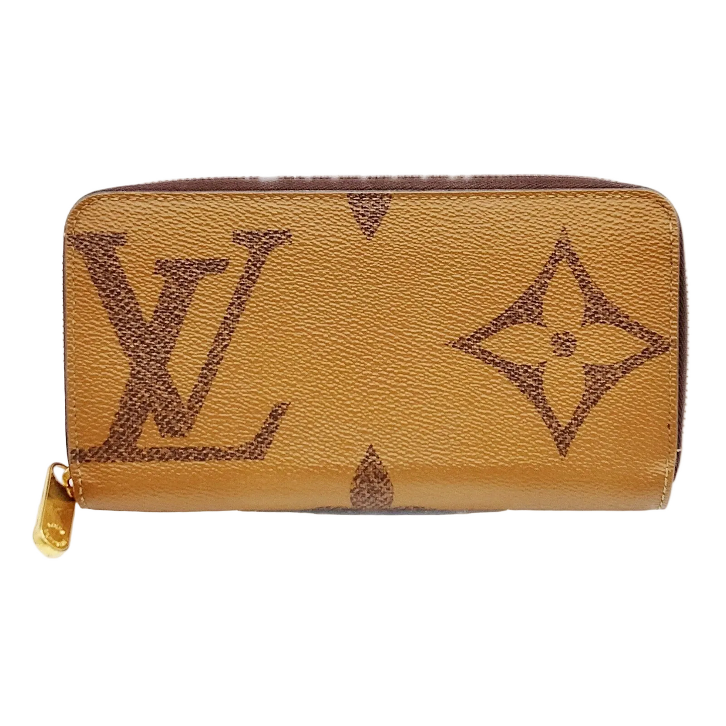 $990 2020 Louis Vuitton Reverse Monogram Giant Zippy Wallet CA3260