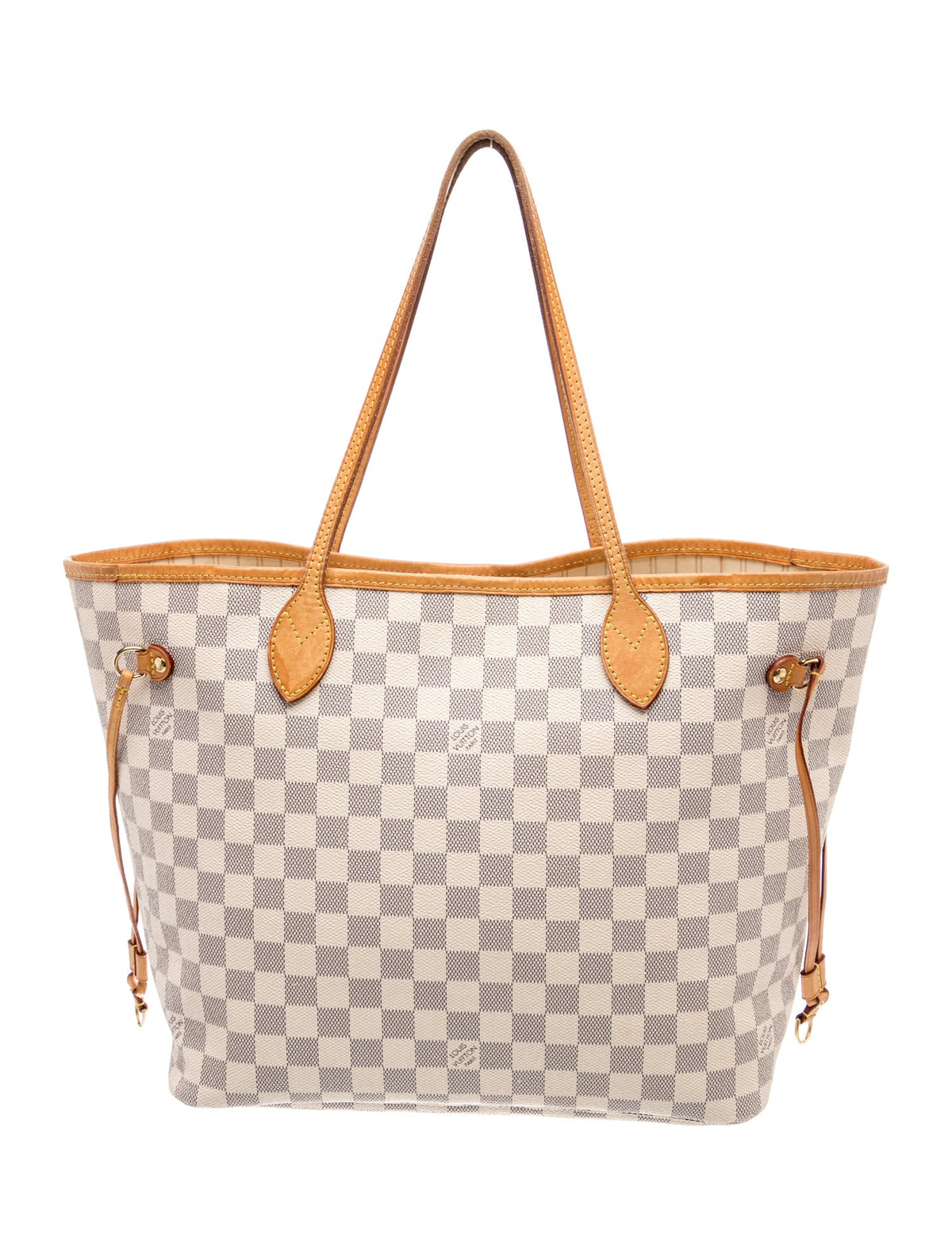 $2240 Louis Vuitton Damier Azur Neverfull MM