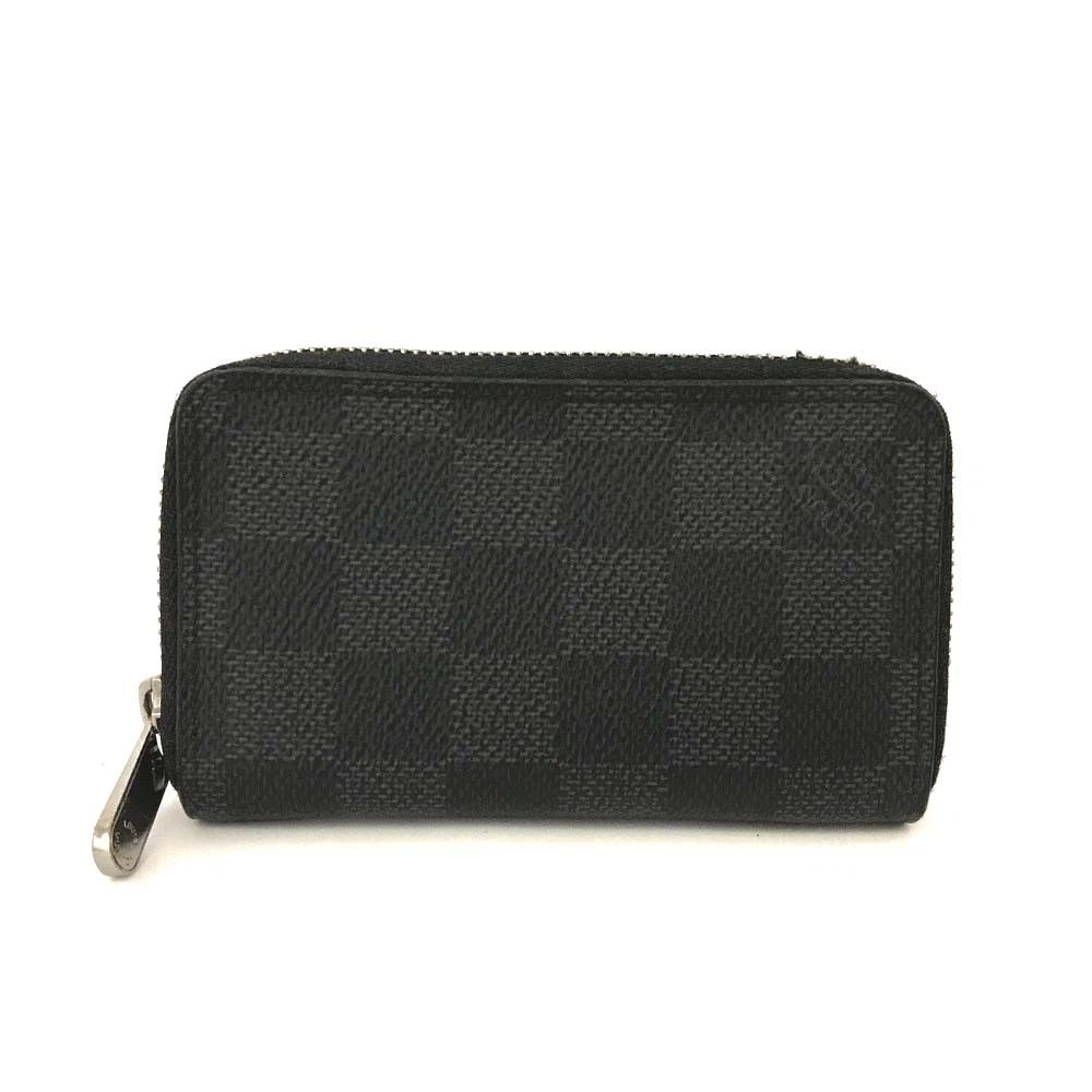 Louis Vuitton Damier Graphite Zippy Zip Coin Purse Wallet