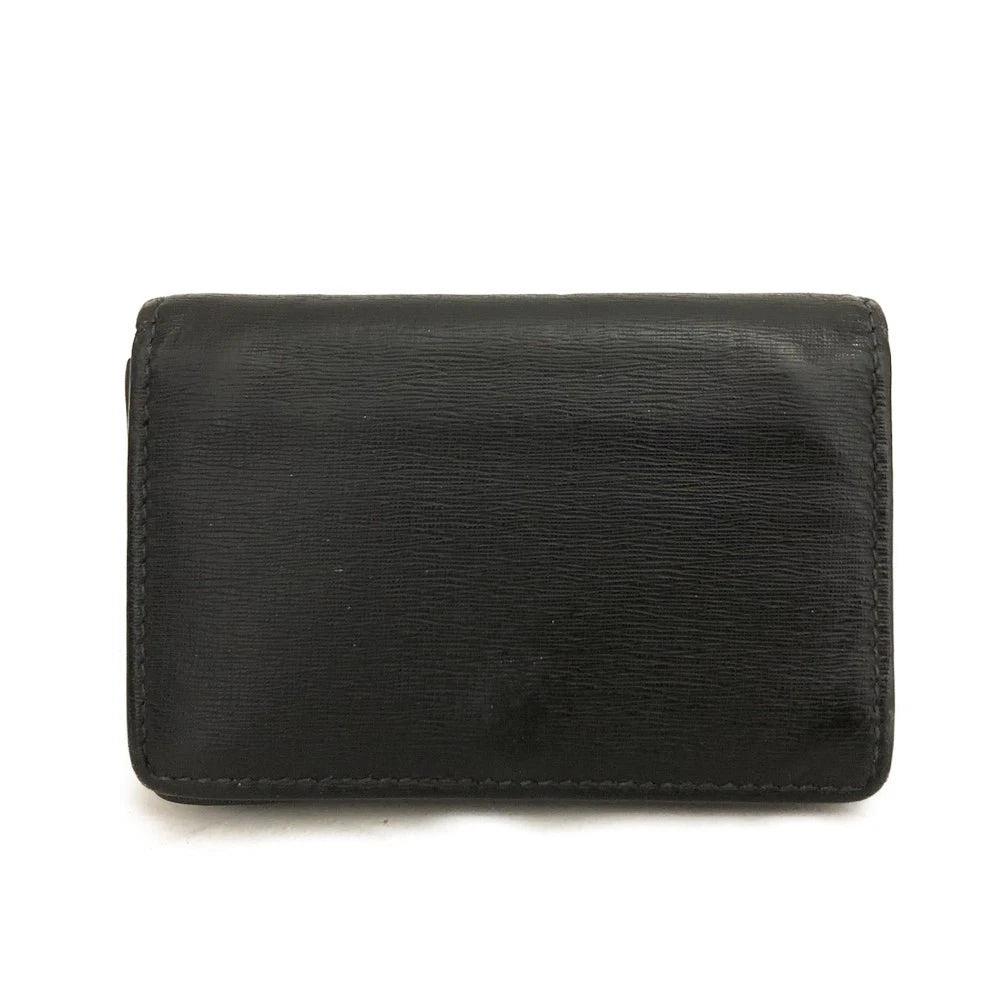 BALENCIAGA Leather Card Case Black/3CA1378