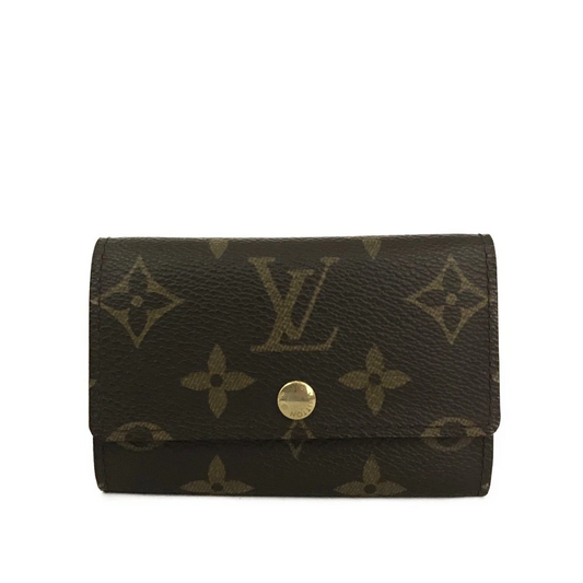 Louis Vuitton Monogram Multicles 6 Ring Key Case Brown CT0074