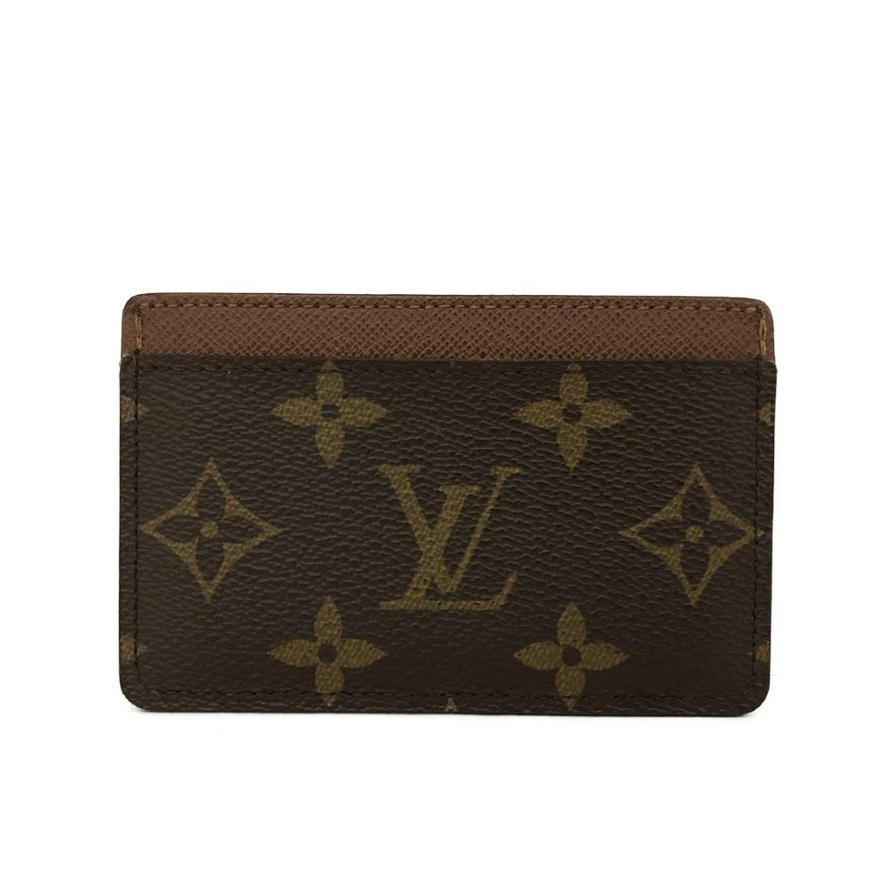 EGA Louis Vuitton Monogram Porte Cartes Sample Card Case Brown/6CG0962