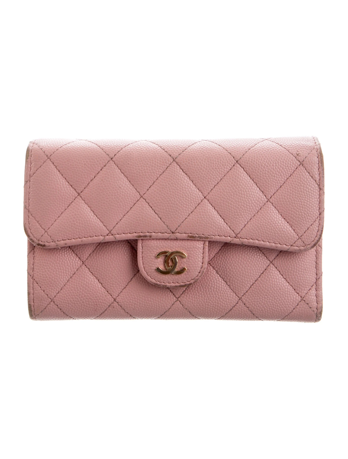 Chanel 2021-2022 Interlocking CC Logo Trifold Wallet 10021116