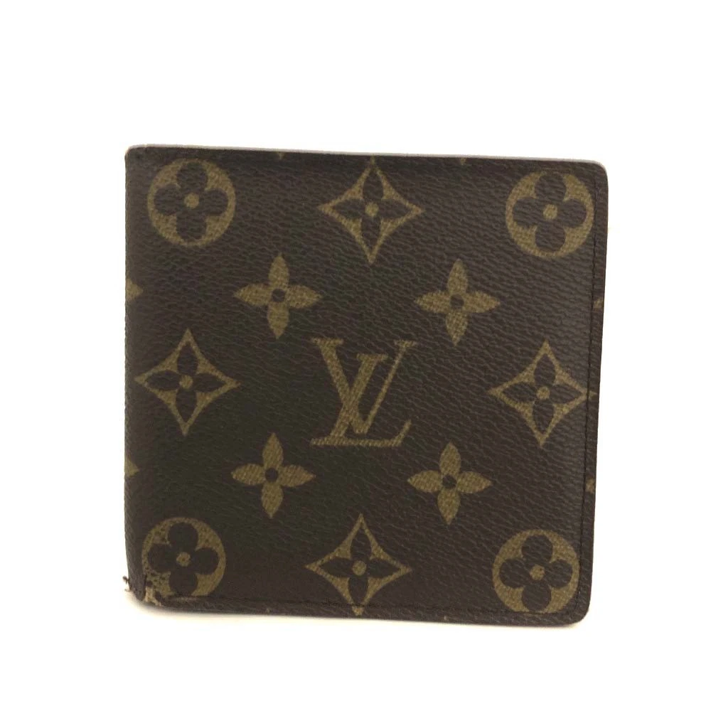 EGA Louis Vuitton Monogram Portefeiulle Marco Bifold Wallet Brown/3CH0287