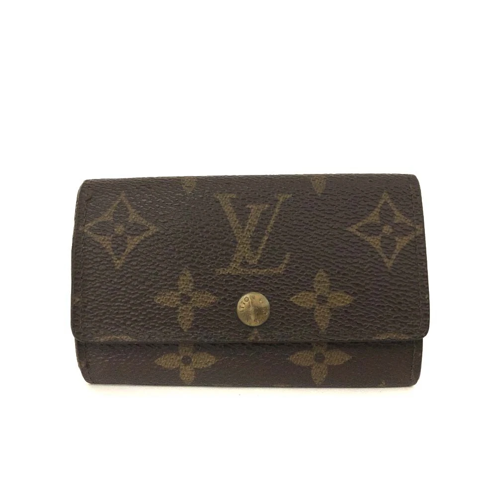 Louis Vuitton Monogram Multicles 6 Ring Key Case Brown