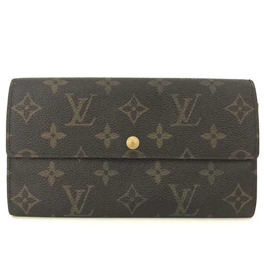 $720 1995 Louis Vuitton Monogram Sarah Wallet CA0975