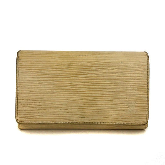 Louis Vuitton Epi Porte Monnaie Billets Tresor Leather Bifold Wallet SR0001