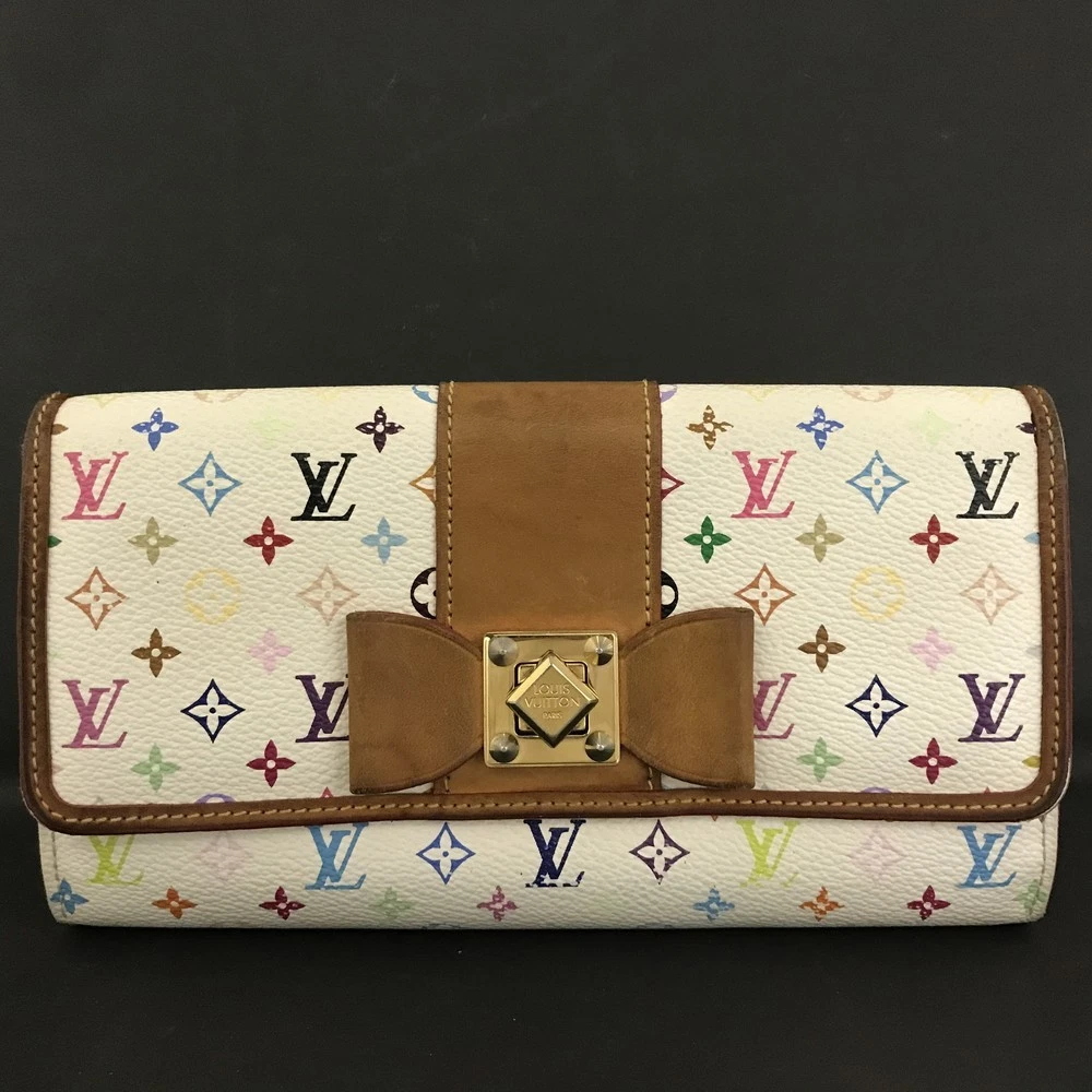 Louis Vuitton Monogram Multicolor Portefeiulle Sarah Noeud Wallet/6CF1241