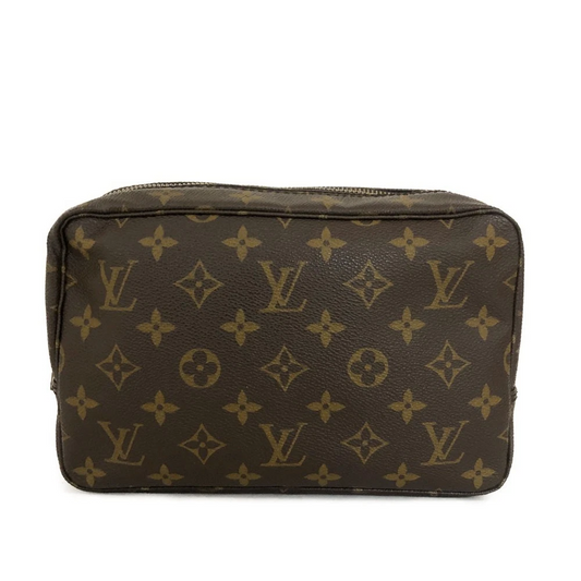 $340 1988 Louis Vuitton Monogram Trousse Toilette 23 Cosmetics Pouch (883TH)
