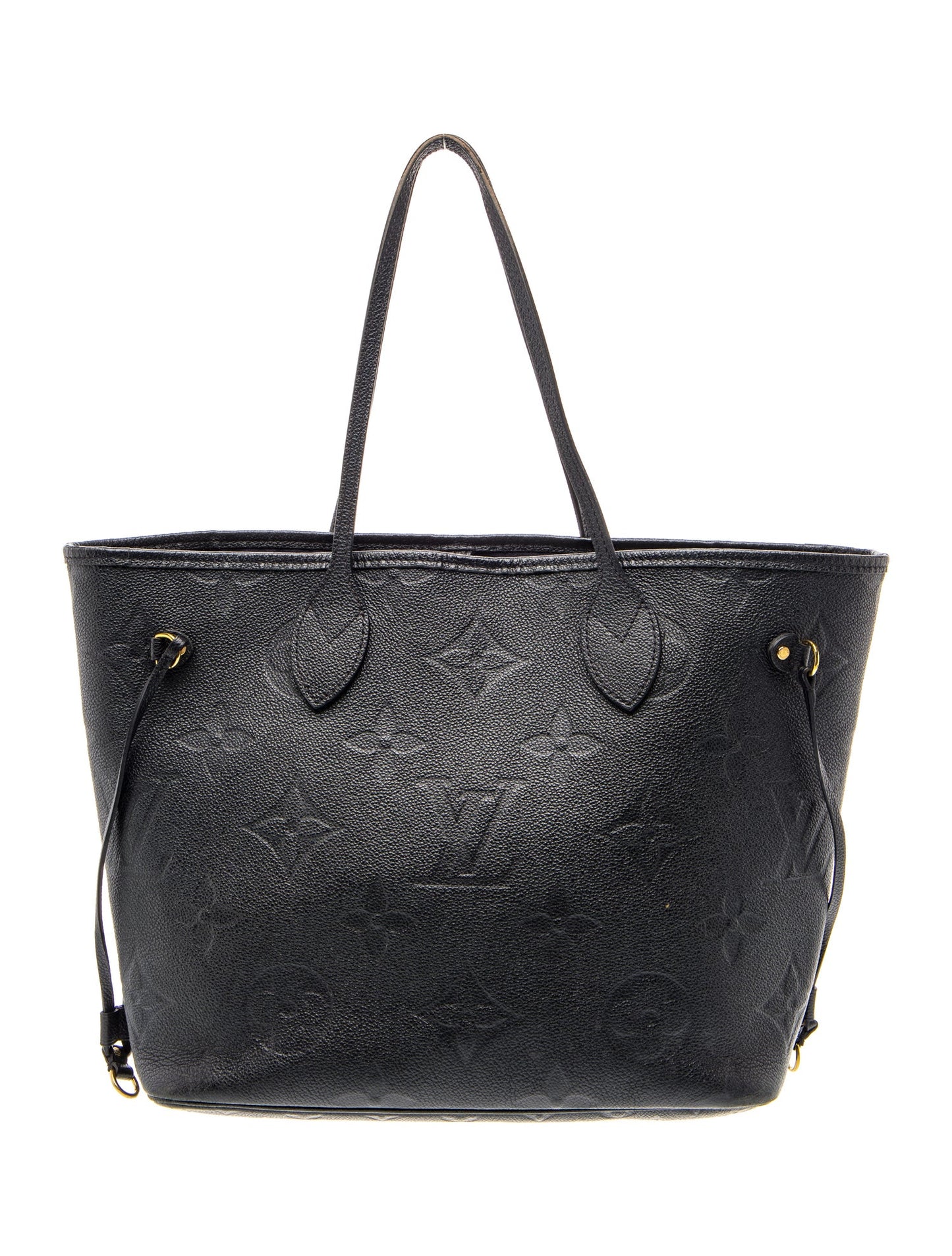 $3050 RFID Louis Vuitton Empreinte Monogram Giant Neverfull MM Black