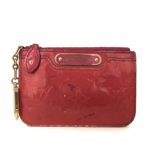 Louis Vuitton Monogram Vernis Pochette Cles NM Wallet Coin Purse CA5008