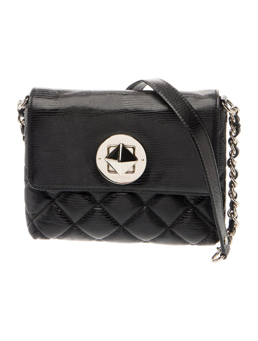 $398 Kate Spade Christy Gold Coast Black Crossbody