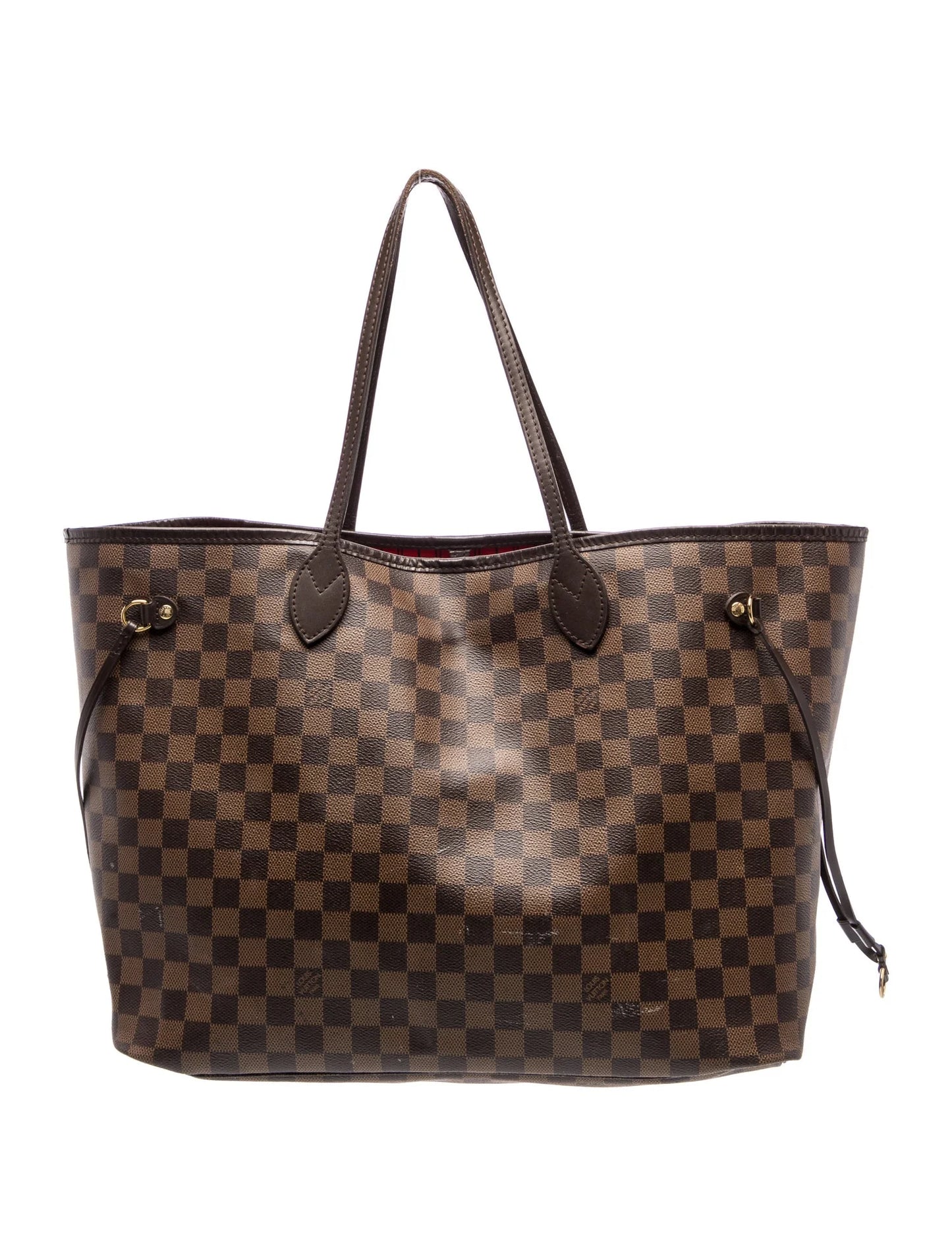 $2310 2017 Louis Vuitton Damier Ebene Neverfull GM with Pouch