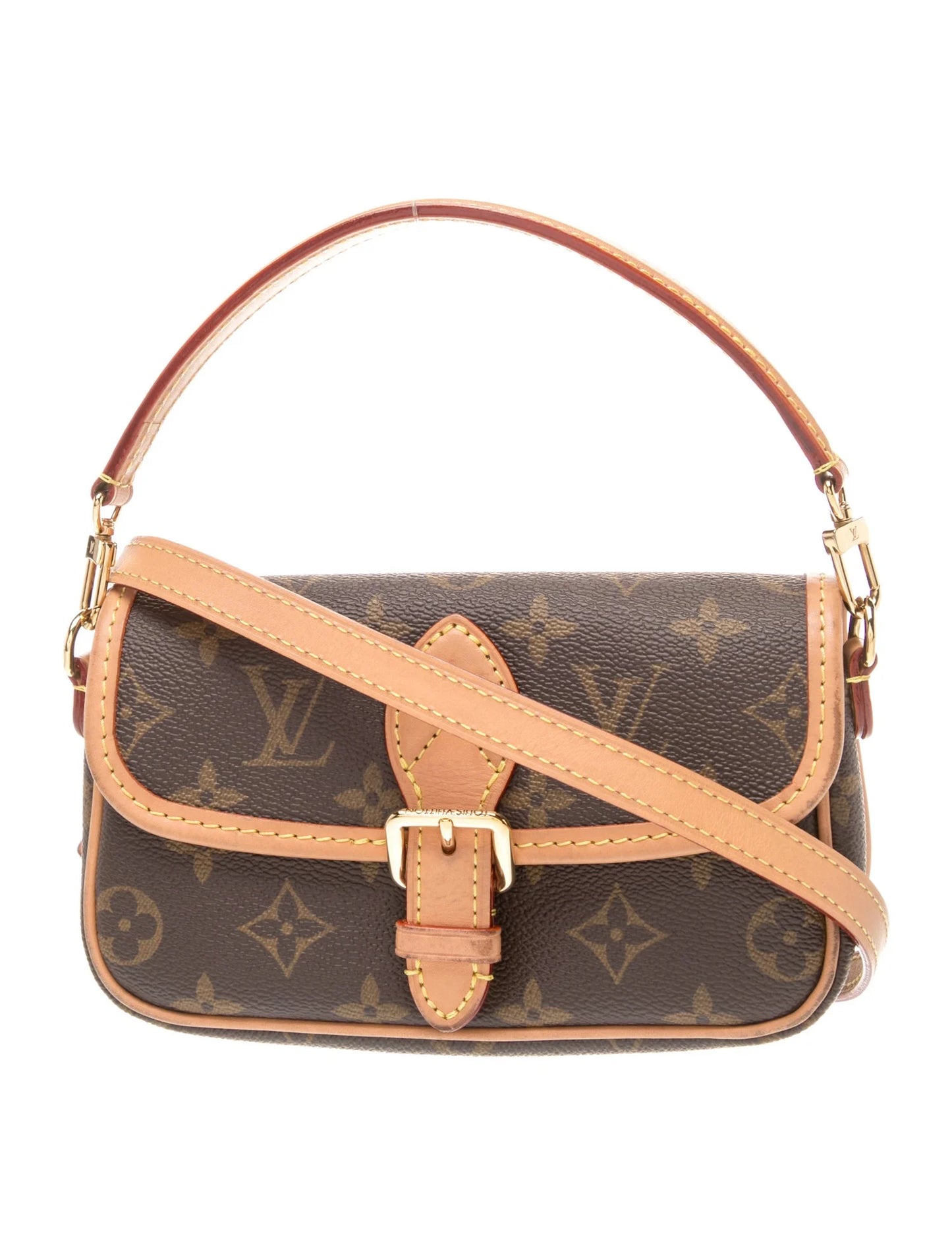 $2170 Louis Vuitton Monogram Nano Diane