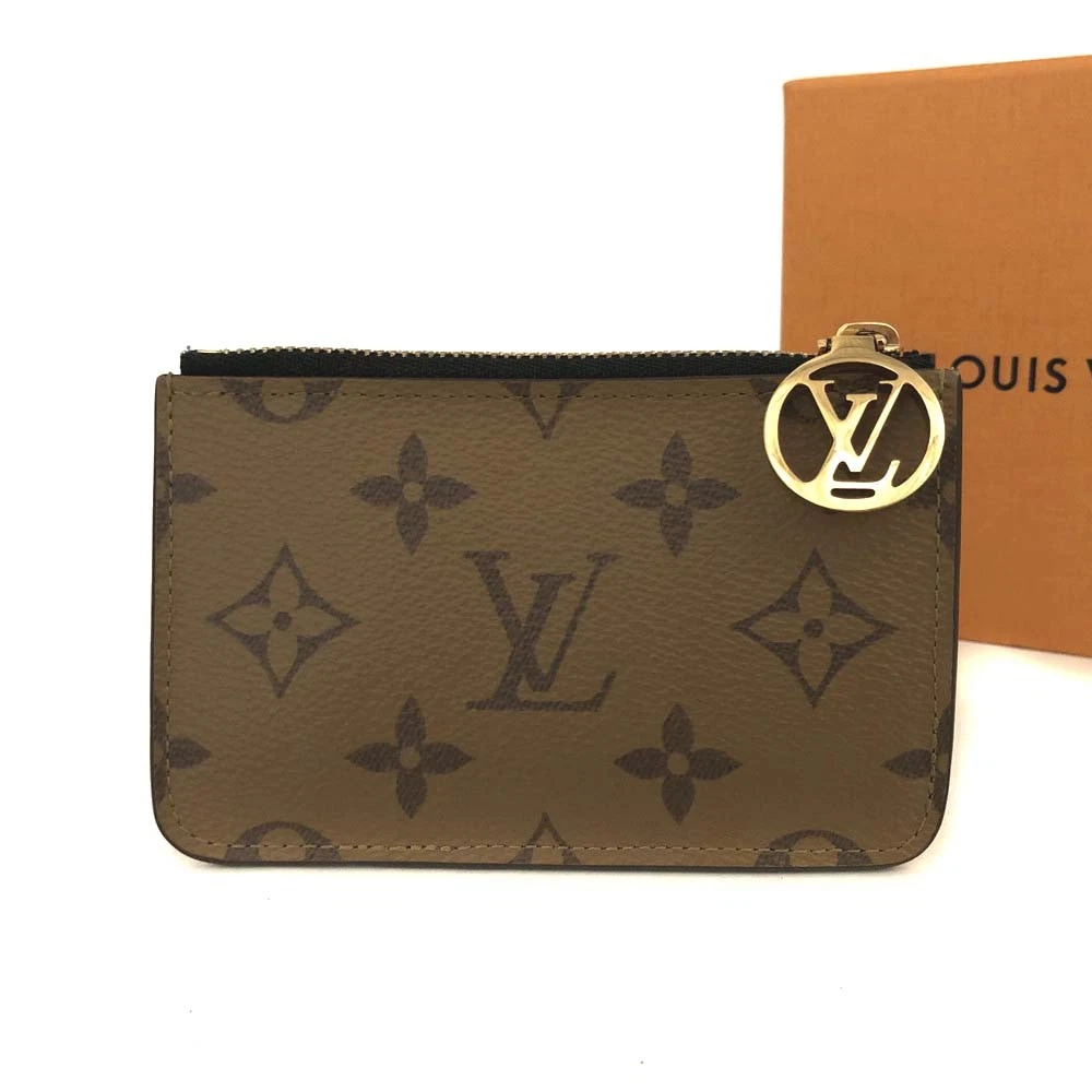 RFID Louis Vuitton Monogram Reverse Porte Cartes Romy Card Holder/9CF1560
