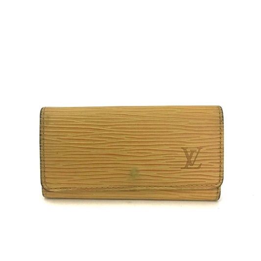Louis Vuitton Epi Multicles Leather 4 Ring Key Case Yellow CA0947