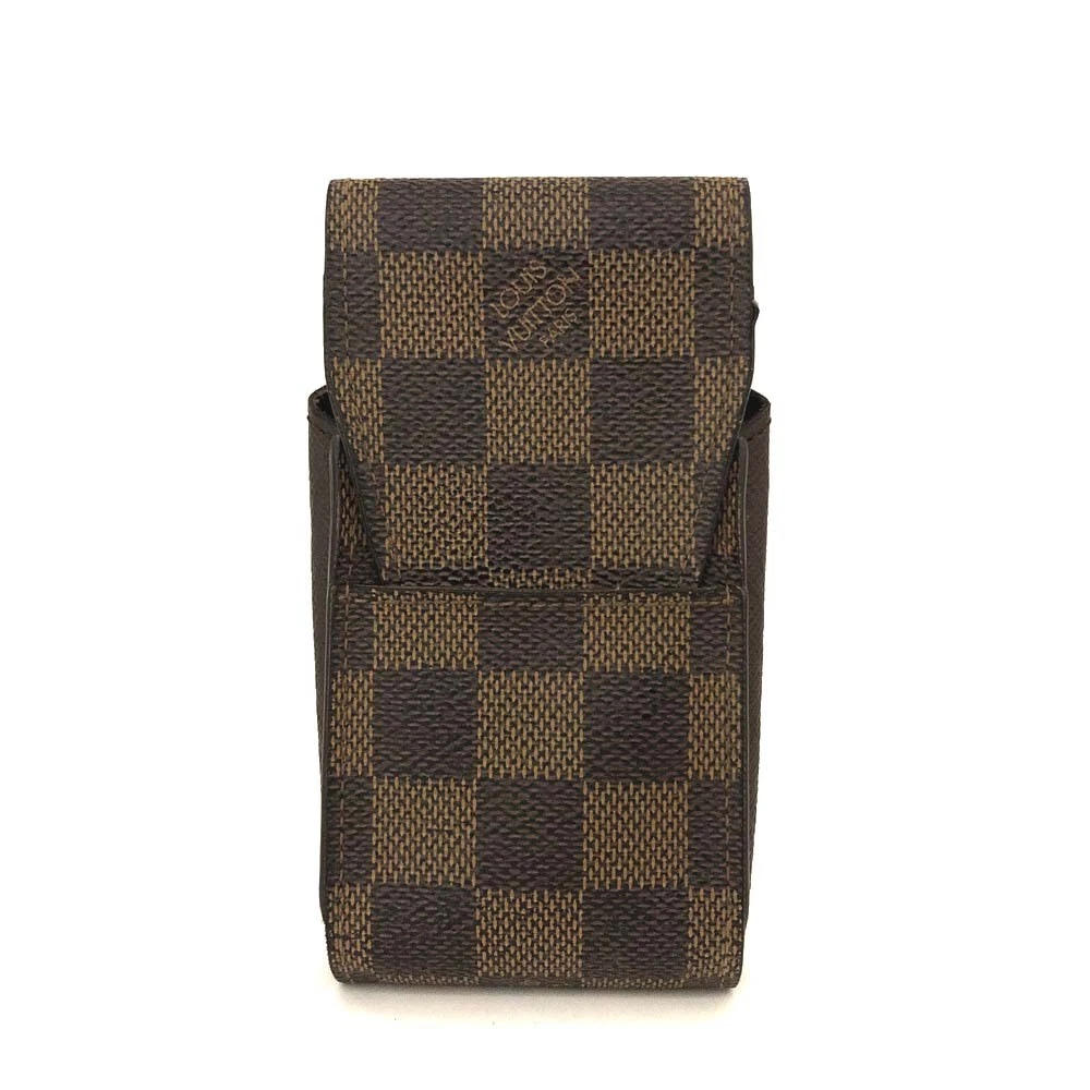 $340 2012 Louis Vuitton Damier Cigarette Case Brown CT0132