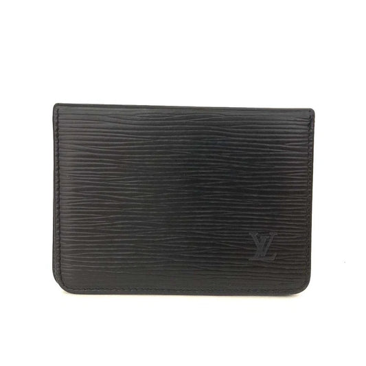 Louis Vuitton Epi Porte 2 Cartes Vertical Leather Pass Card Case LO0992