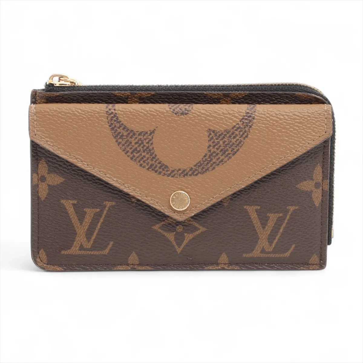 Louis Vuitton Giant Monogram Reverse Porto Cartolecto Verso M81303 Brown Fragmen