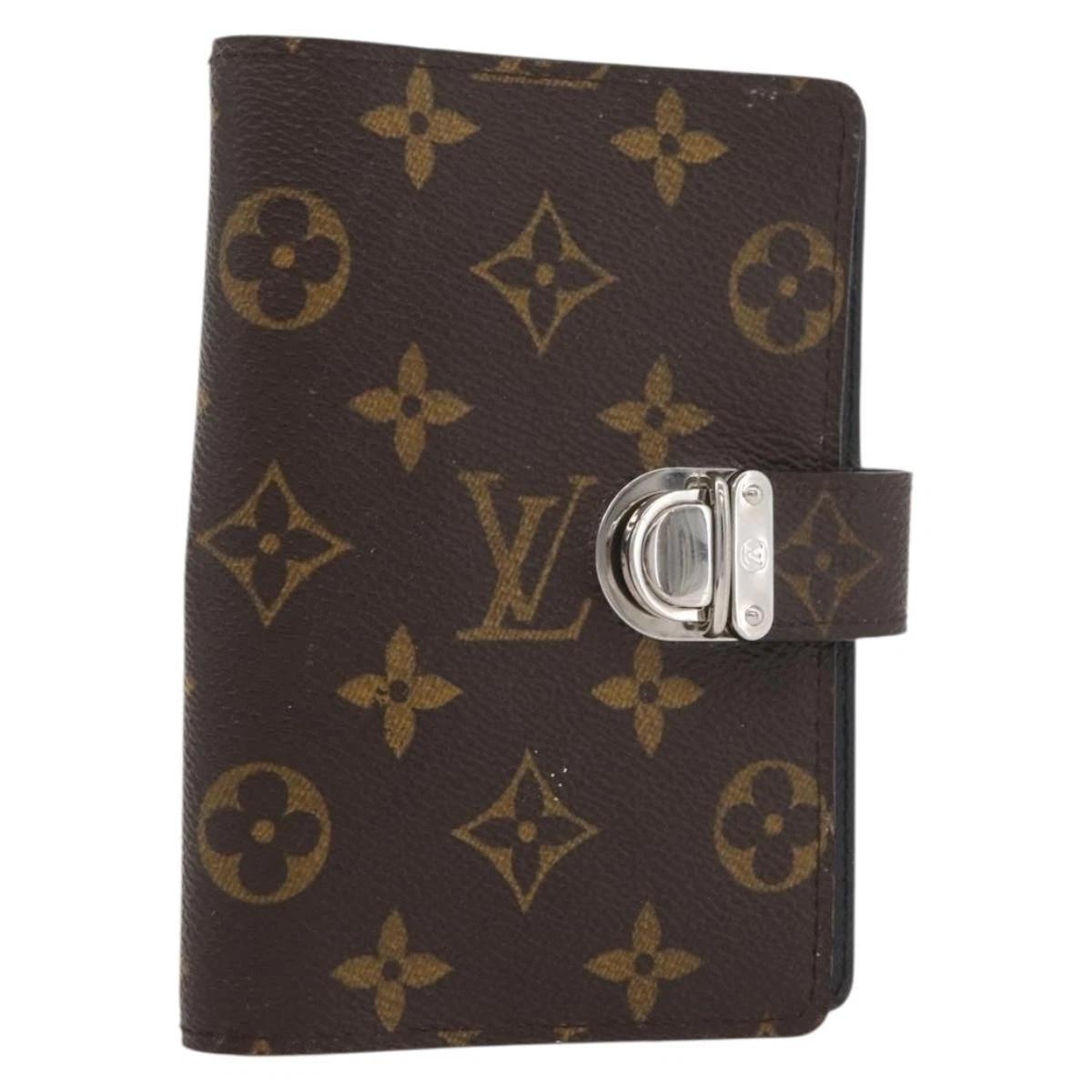 $650 2005 LOUIS VUITTON Monogram Agenda Koala PM Silver CA0065