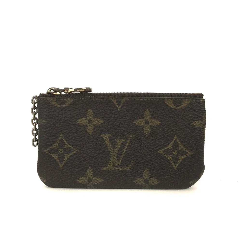 Louis Vuitton Monogram Pochette Cles Wallet Coin Purse Brown/3CH1116