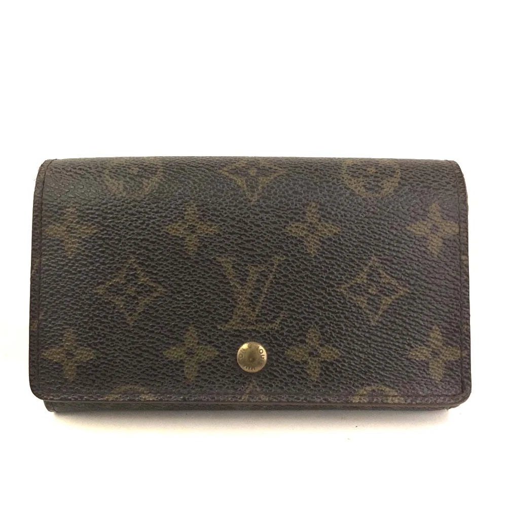 Louis Vuitton Monogram Porte Monnaie Billets Tresor Bifold Wallet RA0965