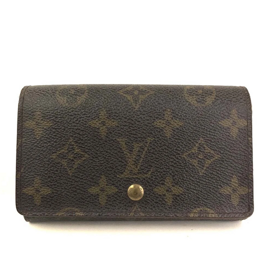 Louis Vuitton Monogram Porte Monnaie Billets Tresor Bifold Wallet RA0965