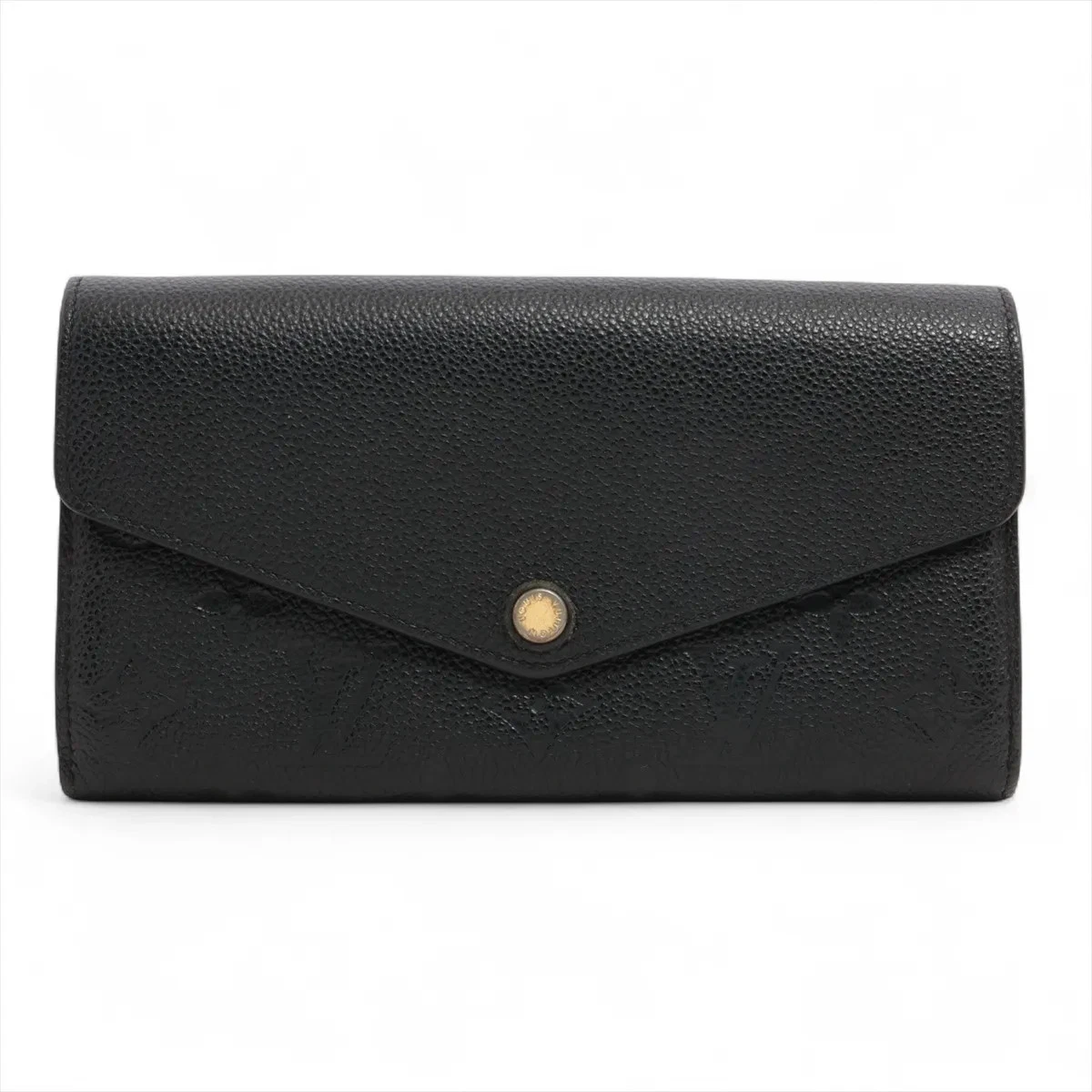 Louis Vuitton Empreinte Portefeuille Sarah M61182 Noir Long Wallet