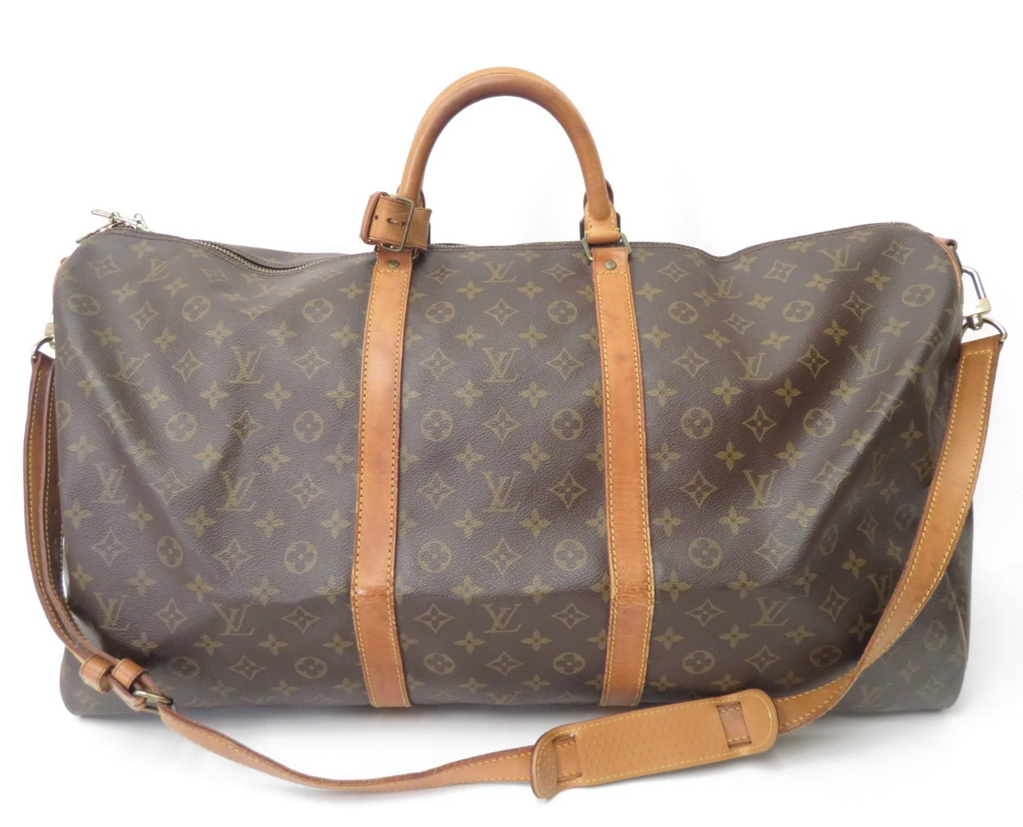 $2690 1990 Louis Vuitton Monogram Keepall Bandouliere 60 VI0950