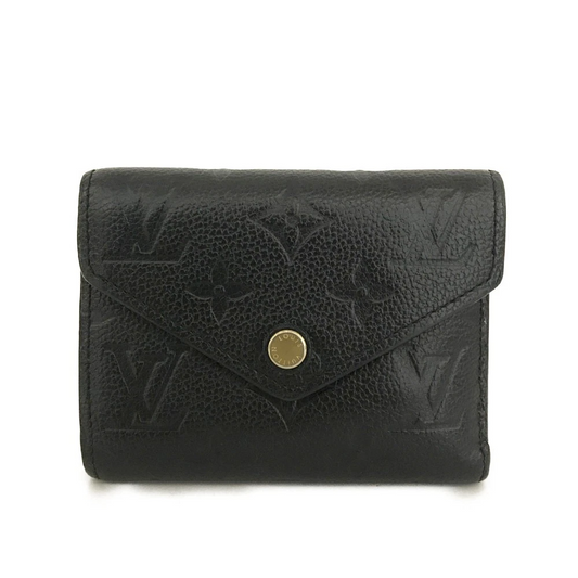 $780 2019 Louis Vuitton Monogram Empreinte Victorine Trifold Wallet  SP3129