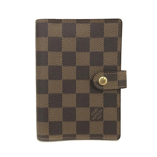 $505 1998 Louis Vuitton Damier Ebene Agenda Cover Small  CA0938