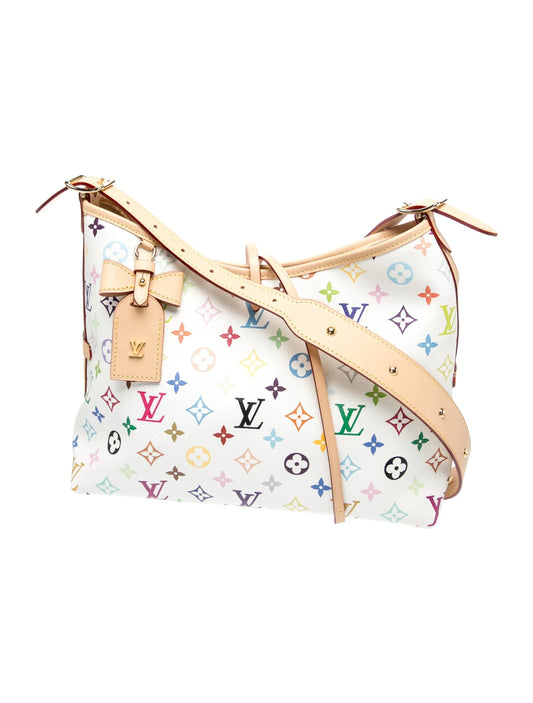 $3450 2025  Louis Vuitton LV X TM Monogram Multicolor CarryAll PM White