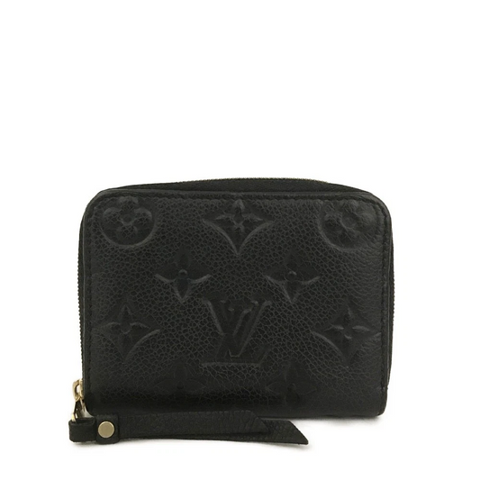Louis Vuitton Monogram Empreinte Zippy Zip Around Wallet Coin Purse TS0155