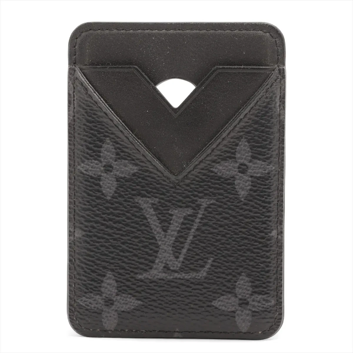 Louis Vuitton Eclipse Porto Cult Magnet M12602 Black Card Case