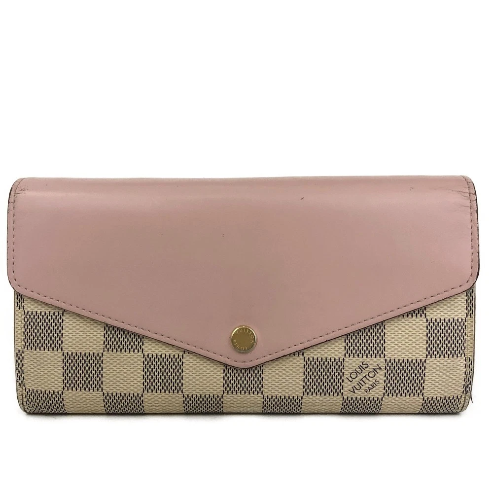 Louis Vuitton Damier Azur Portefeiulle Sarah Long Bifold Wallet MI0169