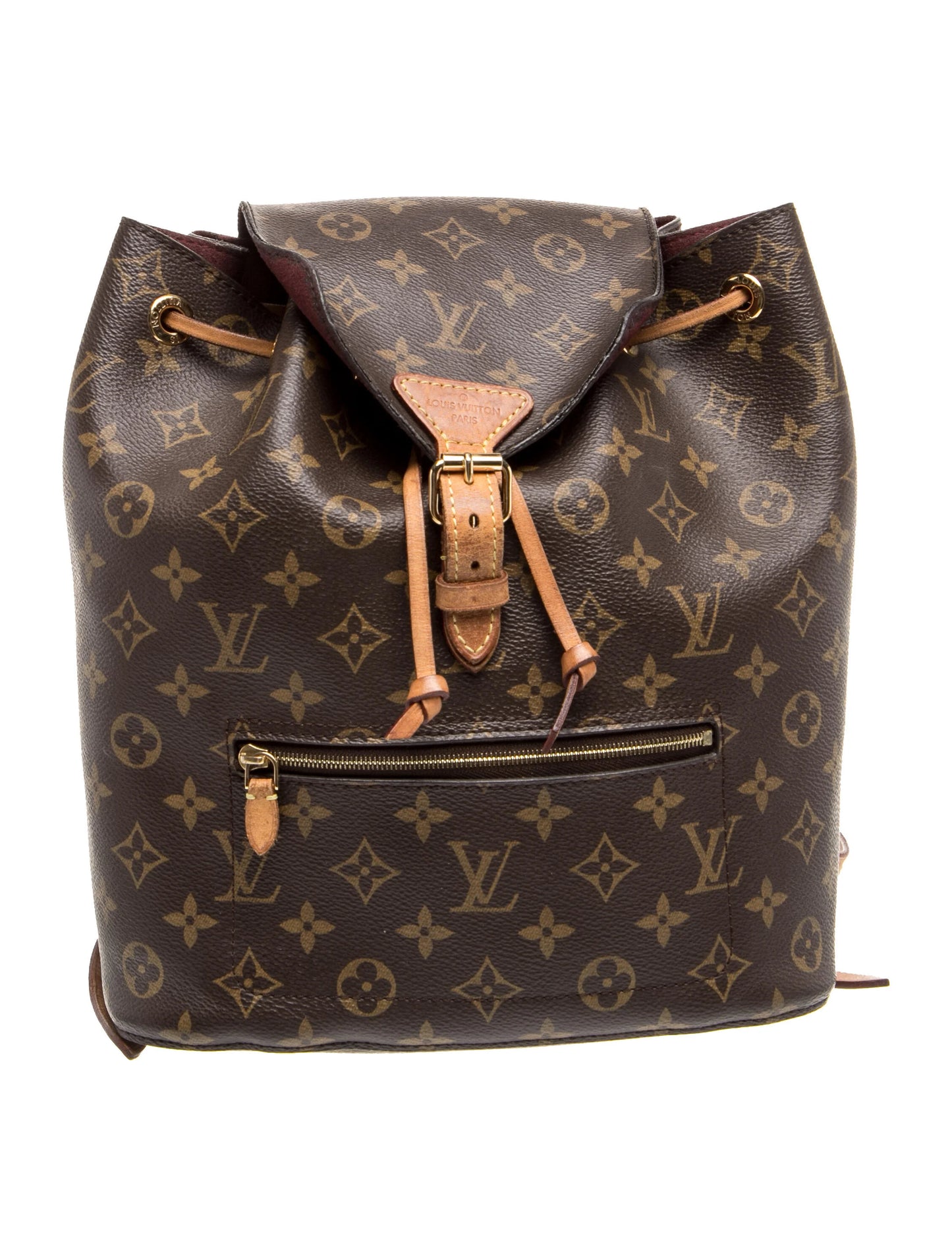 $2470 2018 Louis Vuitton Monogram Montsouris NM Backpack