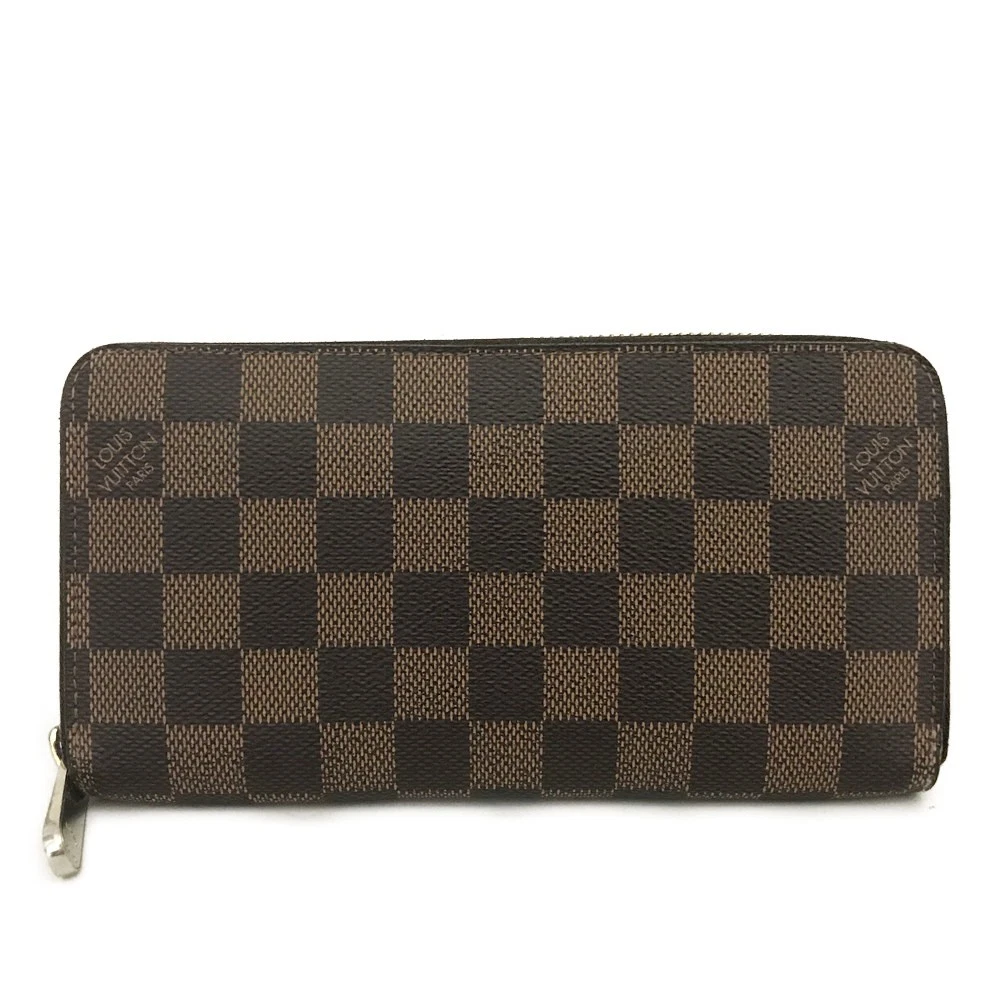 $965 2015 Louis Vuitton Damier Ebene Zippy Wallet CA2185