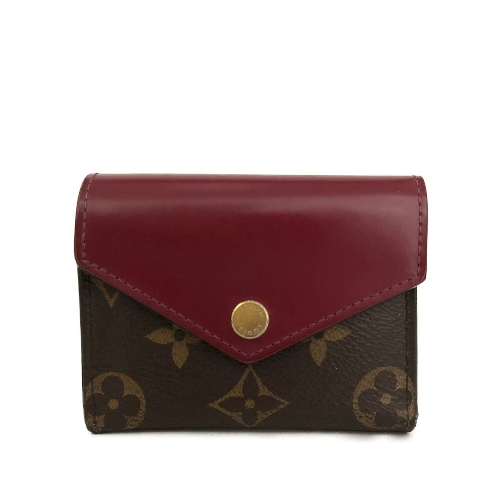 $535 2019 Louis Vuitton Monogram Zoe Wallet Fuchsia MI4189