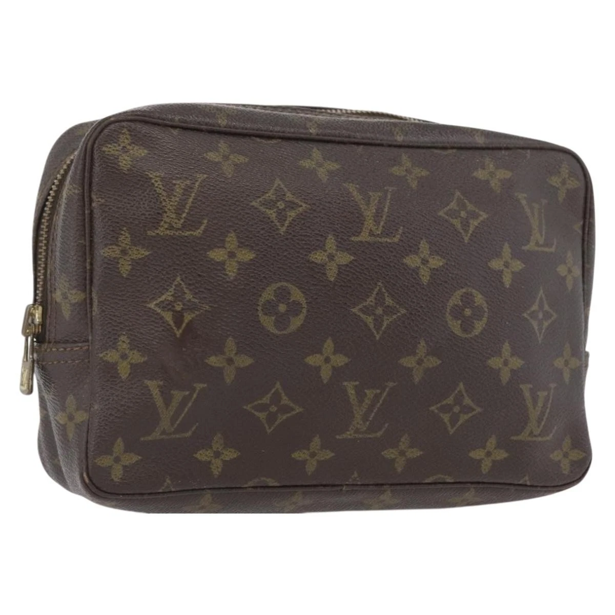 $600 1984 LOUIS VUITTON Monogram Trousse Toilette 23 Clutch Bag 841