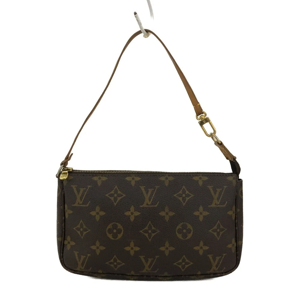 $1,290 2001 Louis Vuitton Monogram Pochette Accessories Pouch SL1001