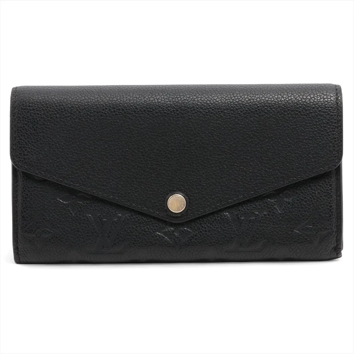 Louis Vuitton Empreinte Portefeuille Sarah M61182 Noir Long Wallet There was an