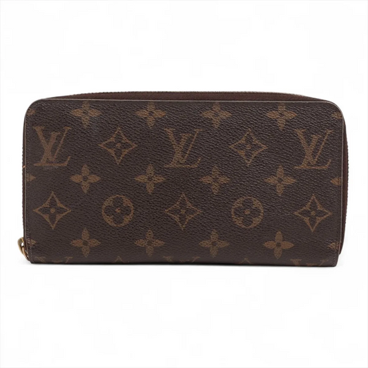 $915 Louis Vuitton Monogram Zippy Wallet Rose Ballerine CA0176