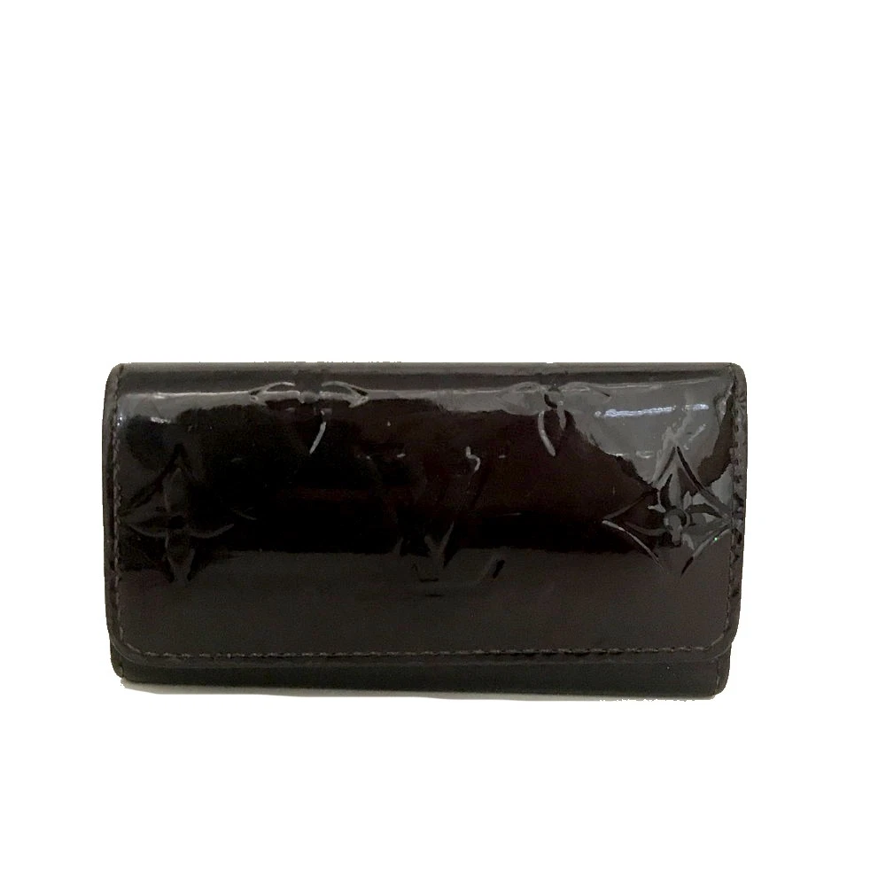 $365 2010 Louis Vuitton Monogram Vernis 4 Key Holder TS0140