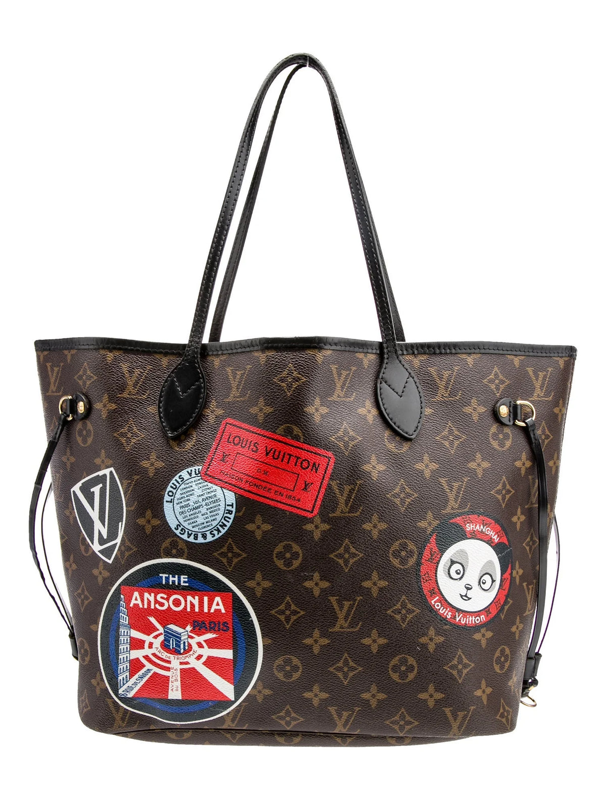Louis Vuitton Neverfull MM World Tour with Pouch 10021140